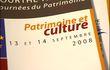 Journées du Patrimoine: c'est ce week-end